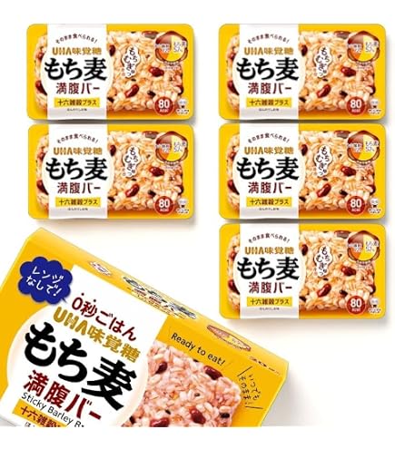 Amazon | UHA味覚糖 もち麦満腹バー ＆ もち玄米満腹バー スターター