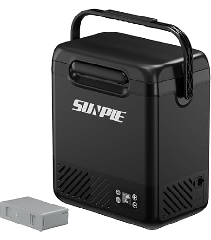 SUNPIE ポータブル冷蔵庫15L Amazon.co.jp: 「SUNPIE」車載冷蔵庫 15L 小型 ポータブル冷蔵庫