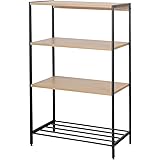 市場 ラック 4段 anthem 幅60x奥行27.5x高さ100cm ナチュラル 天然木使用 ANR-2397NA