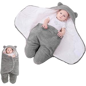 Fashionslee_jp おくるみ 新生児 冬 ベビーおくるみ 足付き ベビー寝袋 ベビー服 赤ちゃん 新生児着ぐる…