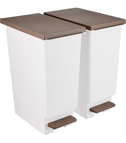 ダストボックス/蓋付きゴミ箱 幅55cm キャスター付き ホワイト(白) 楽天市場】ダストボックス/蓋付きゴミ箱 【2分別】 幅55cm
