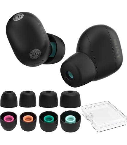 Amazon | Sony WF-1000XM5用シリコンイヤーフック 5組 – 滑り止めWF