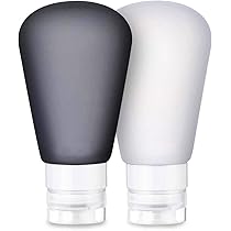 旅行用 シャンプーボトル (黒と白2色セット 60ml 2本セット 旅行用 シャンプーボトル (黒と白2色セット 60ml 2本セット 旅行用