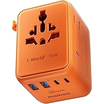 Amazon.co.jp: 【さらに小型化・PD70W】MOMAX 海外 変換プラグ PD 70W