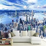 Sproud カスタム壁紙マンハッタン 3D Pape De Parede 現代的な都市のリビングルームの Tv の背景画のアーキテクチャのパノラマ 430 Cmx 300 Cm