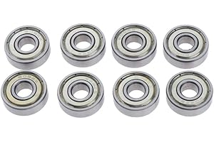 Folpus スケートボード ベアリング 8個 インライン スケート ホイール ベアリング Abec 9