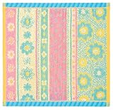 日繊商工 Fu・re・ru フラワー チェルシー タオルチーフ ブルー FS-30170