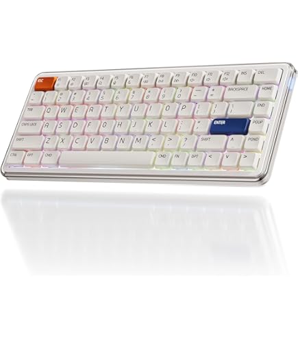 【キーキャップ】LOFREE FLOW２（８４キー）ホワイト(未使用品・非売品) ワイヤレス メカニカルキーボード｜Flow2 84・75%・ロープロファイル