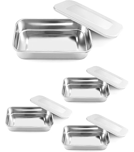 Dental Tray 2-Pack Stainless Steel Kidney Trays - Medical Emesis Basins ...
