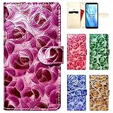 AQUOS sense 7 SH-53C SHG10 SH-M24 ケース カバー 手帳型 SH-53Cケース SHG10ケース sense7ケース SH-53Cカバー SHG10カバー sense7カバー SH-53C手帳型 SHG10手帳型 sense7 SH53C アクオス センス7 ハンドあり 本革 ステンドグラス ローズ パープル