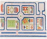Traffic Blue by IVI 3D Play Rugs 39x59 Inches [並行輸入品]