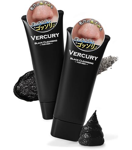 Amazon | VERCURY バーキュリー ミスト洗顔 メンズ 100mL 2本 約2カ月