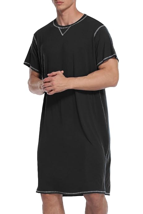 Comfy Nightgown Loose Sleep Shirt 