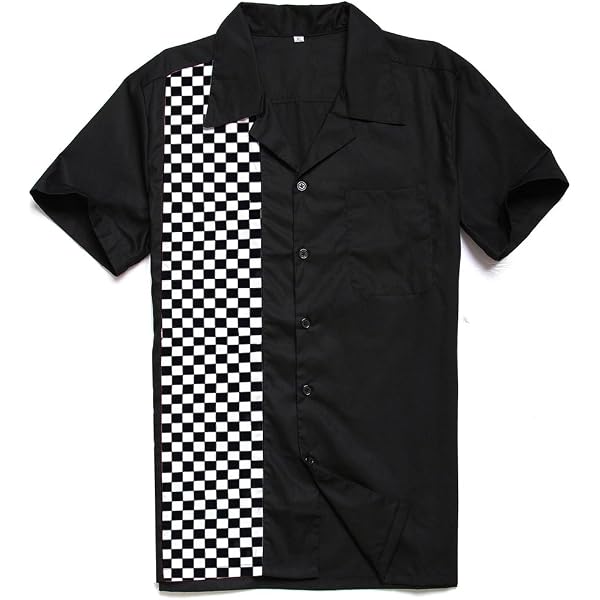 開襟シャツ ボーリング シャツ ロカビリー 50's ファッション メンズ