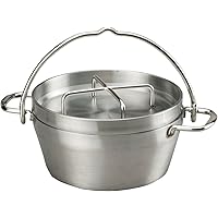 ソト(SOTO) 日本製 (燕三条産) ダッチオーブン ステンレス シーズニング不要 お手入れラク (食洗機 洗剤 OK) 高い蓄熱性(万能) 丈夫(サビにくい/耐衝撃性) 深型 アウトドア キャンプ 焚き火 ガス火 IH ステンレスダッチオーブン 