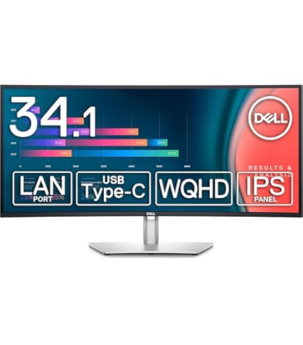 Amazon.co.jp: Dell U3425WE 34.14インチ 曲面 Thunderbolt USB-C ハブ