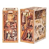 Fsolis- DIY ブックヌック キット-ドールハウス キット-ミニチュアハウス キット-ブックヌックシリーズ-booknook キット-適切な 初心者 ティーン 大人 本 本棚 装飾 家族や友人へのギフト（礼儀書房）