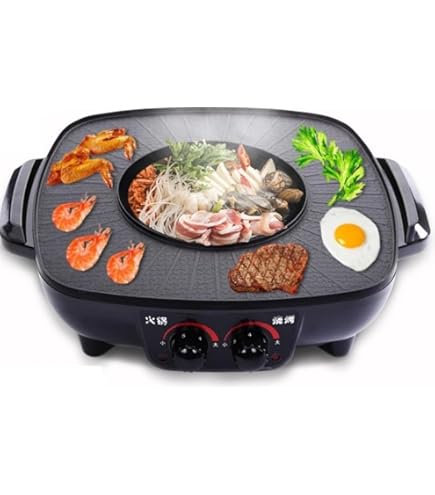 Amazon｜三和精機製作所 焼きしゃぶ鍋 B-35 鉄鋳物 天然木 日本 QSY51