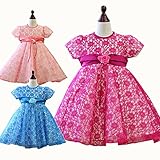 ベビードレス 020903 結婚式 ワンピース セレモニー こどもドレス 女の子ドレス 七五三 [プリンセスセレクション] Princess Selection ターコイズブルー 80cm
