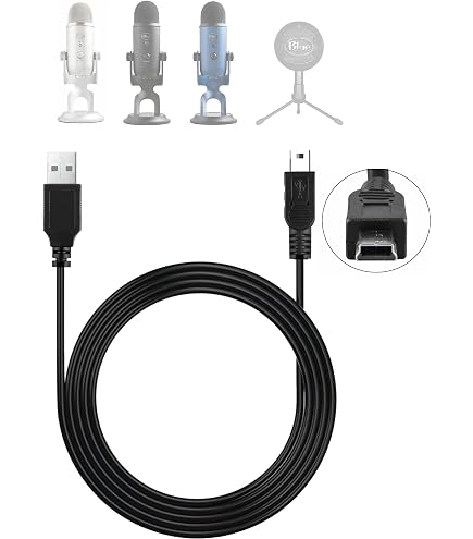 Amazon.co.jp: SCOVEE 交換用USBケーブル電源コード Blue Yeti