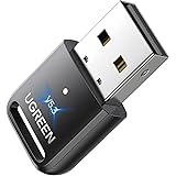 UGREEN Bluetooth5.3 アダプタ 5.3 PC USBアダプター 無線 ミニ 長距離通信 Windows 11/10/8.1対応 Mac非対応 低遅延/EDR省電力 デスクトップ/PC/キーボード/マウスなどを無線化 紛失防止 日本語