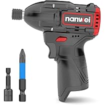 ナショナル 12Vインパクトドライバー Amazon | NANWEI 12V インパクトドライバー 最大トルク120Nm