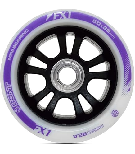 Radar Halo Roller Skate Wheels - 4 Pack | 38mm X 59mm, H-Shaped Hub, Multiple Hardness Options