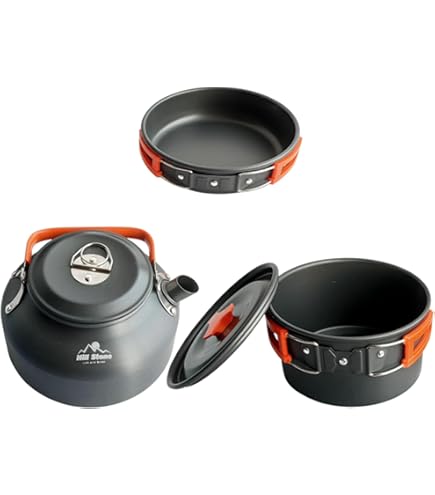 Amazon | Shamiina アルミクッカーセット キャンプクッカー アウトドア