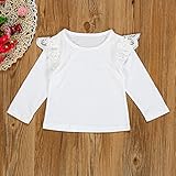 Tovadoo 子供服 ベビー服 女の子 トップス 秋冬 長袖 多色 フレアスリーブ アンティーク調 お姫様 プリンセス キュート 保育園