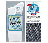 フィットパワーメッシュ 先丸 サラシ 4足組み5組 【S-642 (S642)】