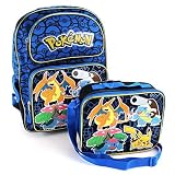 Pokemon 16 inch Backpack and Lunch Box Set (Pokemon Blue) [並行輸入品]