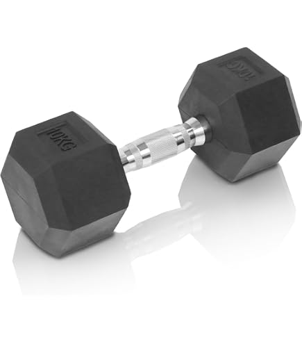 Amazon | 1kg~10kgヘックスダンベル＆縦型ダンベルラック | ノー