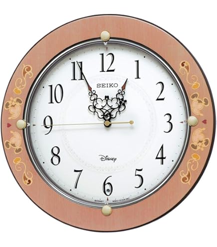 Amazon.co.jp: ディズニー ウッドパーツクロック 壁掛け時計 くまの