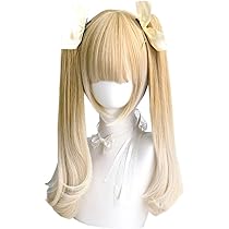 コスプレウィッグ ツインテール lolita ロリータ風 ショート耐熱ウィッグ 61Gg5540nbL._AC_UL210_SR210,
