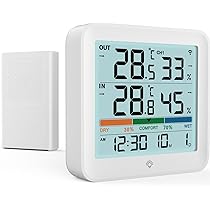 Amazon.co.jp: VOCOO 温湿度計 温度計 湿度計 デジタル 温度計室内
