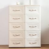 Amazon チェスト 4段 奥行38 幅18 洋服 収納 チェスト プラスチック 収納家具 クローゼット チェス リビング チェスト 引き出し 四段 浅型 収納棚 おしゃれ 押入れ収納 タンス ブルー 一人暮らし 新生活 押入れ 衣替え ケース チェスト タンス オンライン通販