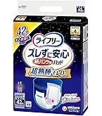 ライフリー夜用尿とりパッド42枚4回吸収ズレない簡単
