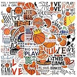 バスケットボールステッカー 50枚 セットおしゃれバスケットボールシール 防水バイク スマホステッカー 子供DIYステッカー スーツケースステッカー スノーボード、スーツケース ギター 車 バイク ヘルメット パソコン 携帯ノート ステッカー