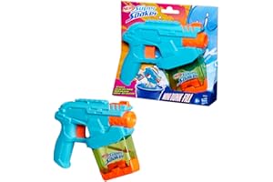 Nerf Super Soaker Mini Dunk-Fill Water Blaster, Easy Instant Fill Tank, Just Dunk & Go, 3.4 Fluid Ounce Tank, Outdoor Toys for Kids Ages 6+, Birthday Gift for Kids
