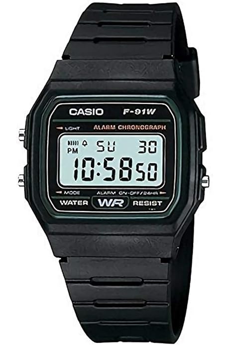 Casio Black Classic Digital F91W-1 Watch : Amazon.com.au: Clothing, Shoes \u0026  Accessories