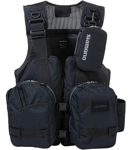 Amazon | シマノ(SHIMANO) ゲームベスト VF-278Z ブラックレッド