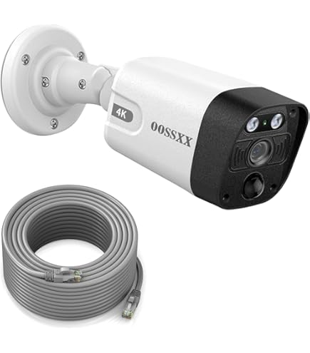 Amazon.co.jp: A-ZONE 双方向通話 500万画素タイプ POE給電カメラ 防犯