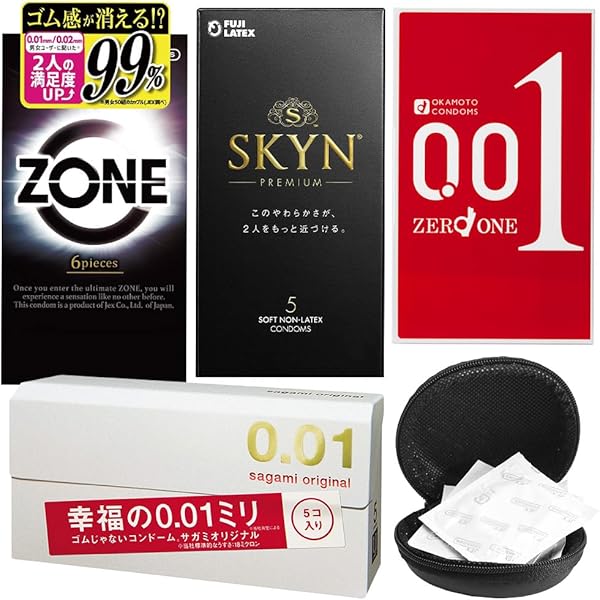 Amazon | おまかせコンドームセット コンドーム合計60枚以上 +ジャパン