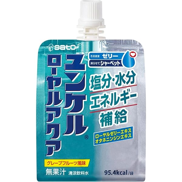Amazon.co.jp: ユンケルローヤルアクア 6個パック (180g×6個)【水分