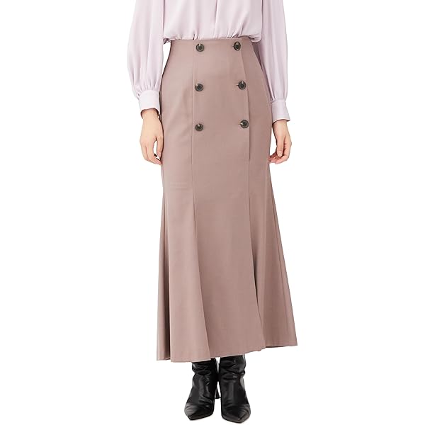Amazon.co.jp: [リリーブラウン] バックリボンタックフレア