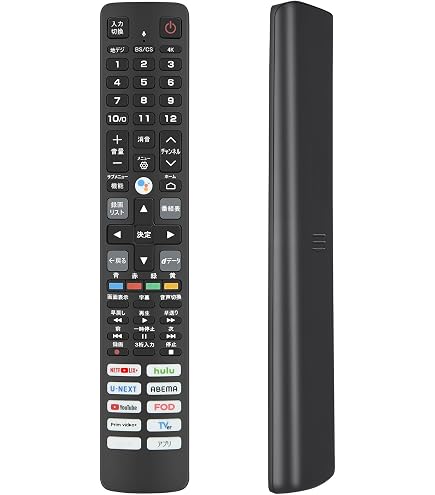 Amazon | テレビリモコン TCL 純正品 RC610JJR1 スマートテレビ用