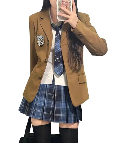 Amazon.co.jp: [COSSA] コスプレ 制服 ブレザー jk 女子高校生