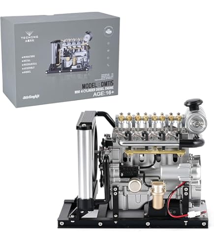 Amazon.co.jp: ToyGhillied V8エンジンモデルキット 1/10 8気筒4