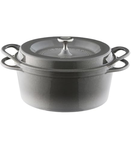 VERMICULAR 両手鍋 グレー 18cm Amazon.co.jp: バーミキュラ 鋳物ホーロー鍋 18cm オイスターグレー