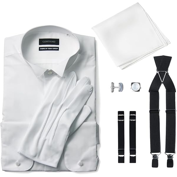 結婚式　メンズ　シャツ&小物セット Amazon | [Y&TAILOR] 新郎 タキシード 小物 6点セット ウイング